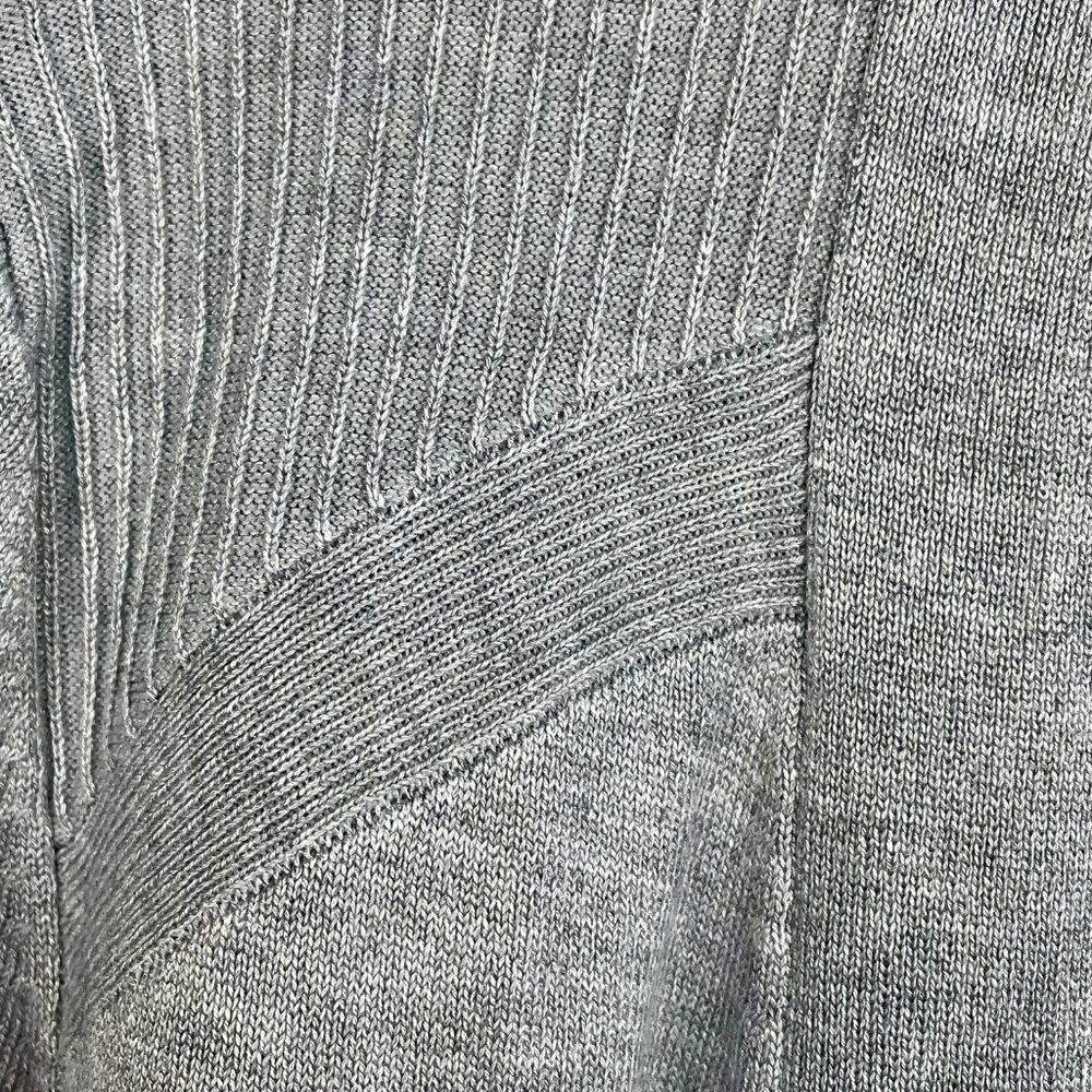 Love Ellie Gray Longline Open Front Duster Cardigan Size L NWOT - Picture 6 of 14